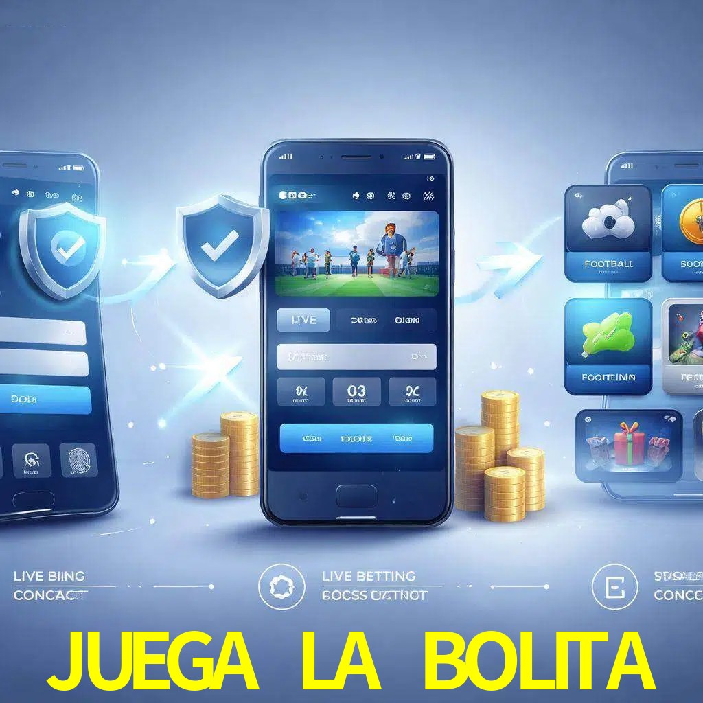 Pasos de acceso a la app JUEGA LA BOLITA en pantalla de teléfono móvil